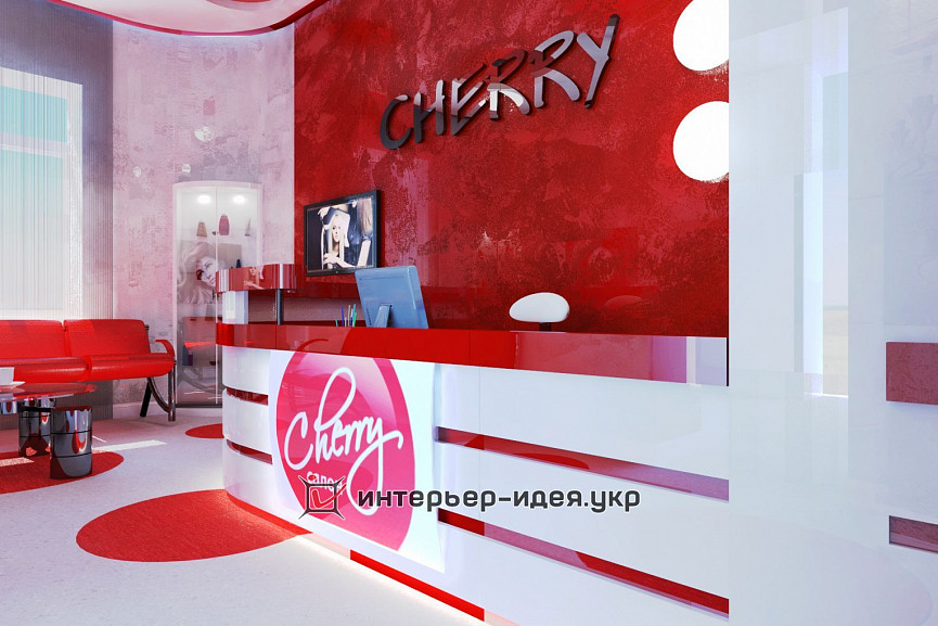 Дизайн ресепшн салона красоты &quot;CHERRY&quot;