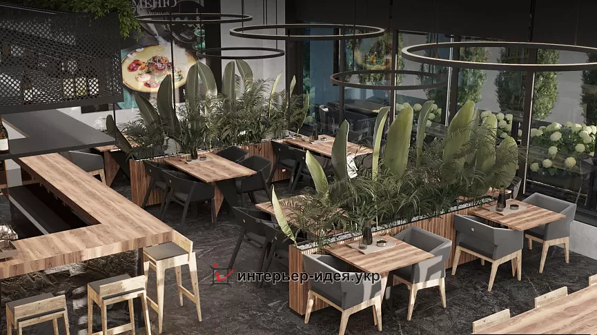 Дизайн ресторана в с. Требухов Киевской области