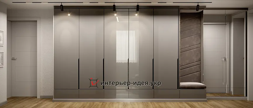 Гостиная комната площадью 15 кв.м. в стиле минимализм
