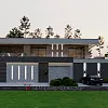 Дизайн фасада и ограждения в современном стиле