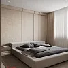 Дизайн интерьера спальни 15 м2 в стиле минимализм