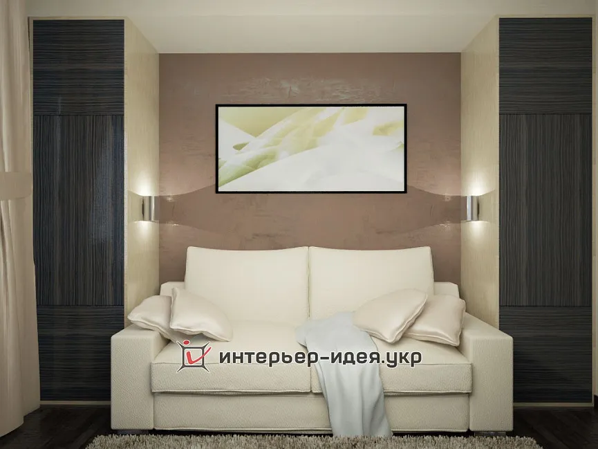 Дизайн светлой гостевой комнаты