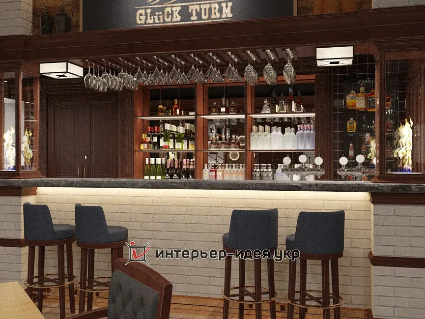 Дизайн ресторана GLüCK TURM GRILLE