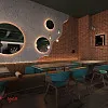 Семейный ресторан в стиле лофт